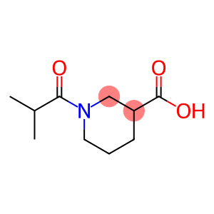 1-(2-methyl-1-oxopropyl)-3-piperidinecarboxylic acid