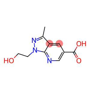1-(2-hydroxyethyl)-3-methyl-1H-pyrazolo[3,4-b]pyridine-5-carboxylic acid