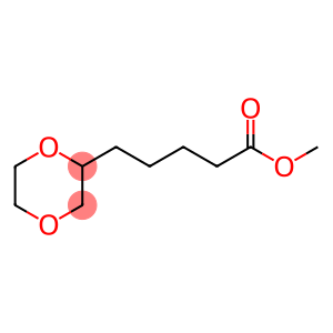 1,4-Dioxane-2-pentanoic  acid,  methyl  ester