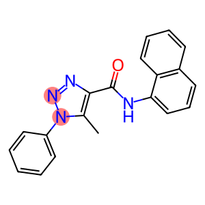 5-methyl-N-(1-naphthyl)-1-phenyl-1H-1,2,3-triazole-4-carboxamide