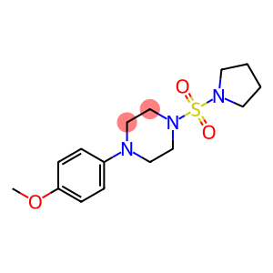 methyl 4-[4-(1-pyrrolidinylsulfonyl)-1-piperazinyl]phenyl ether