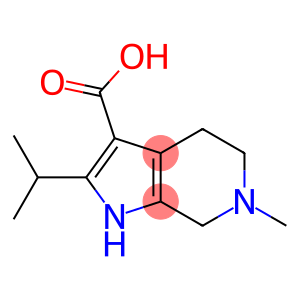 1H-Pyrrolo[2,3-c]pyridine-3-carboxylic  acid,  4,5,6,7-tetrahydro-6-methyl-2-(1-methylethyl)-