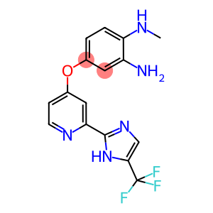 1-N-methyl-4-[2-[5-(trifluoromethyl)-1H-imidazol-2-yl]pyridin-4-yl]oxybenzene-1,2-diamine