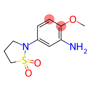 2-(3-Amino-4-methoxyphenyl)-1λ6,2-thiazolidine-1,1-dione