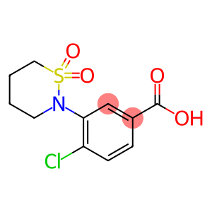 4-氯-3-(1,1-二氧化-1,2-噻嗪-2-基)苯甲酸