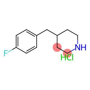 Piperidine, 4-[(4-fluorophenyl)methyl]-, hydrochloride