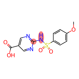2-[[(4-METHOXYPHENYL)SULFONYL]AMINO]-5-PYRIMIDINECARBOXYLIC ACID