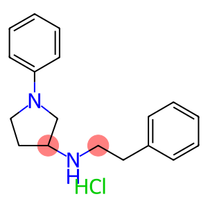 1-PHENYL-N-(2-PHENYLETHYL)-3-PYRROLIDINAMINE HYDROCHLORIDE