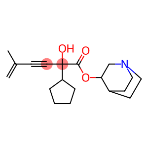 α-(3-Methyl-3-buten-1-ynyl)-α-hydroxycyclopentaneacetic acid 3-quinuclidinyl ester