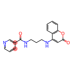 N-{3-[(2-oxo-2H-chromen-4-yl)amino]propyl}nicotinamide