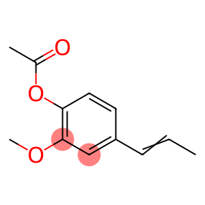 Phenol, 2-methoxy-4-(1-propen-1-yl)-, 1-acetate