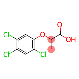 fenoprop 2-(2,4,5-trichlorophenoxy)propionic acid