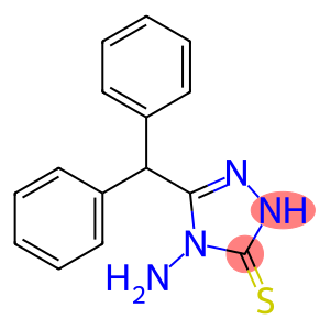 4-氨基-5-(二苯甲基)-4H-1,2,4-三唑-3-硫醇