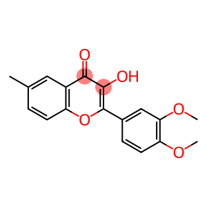 4H-1-Benzopyran-4-one, 2-(3,4-dimethoxyphenyl)-3-hydroxy-6-methyl-