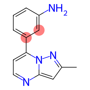 3-{2-methylpyrazolo[1,5-a]pyrimidin-7-yl}aniline