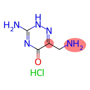 1,2,4-Triazin-5(2H)-one, 3-amino-6-(aminomethyl)-, monohydrochloride