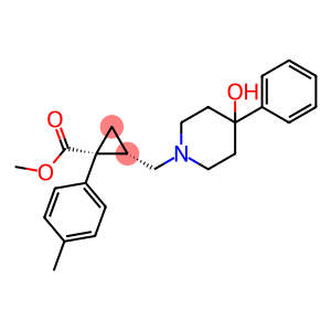 (S*,R*)-2-[(4-Hydroxy-4-phenyl-1-piperidinyl)methyl]-1-(4-methylphenyl)-cyclopropanecarboxylicacidmethylester