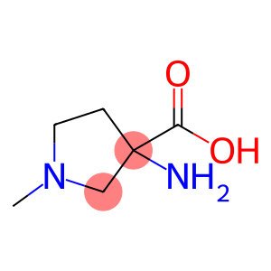 3-Pyrrolidinecarboxylic acid, 3-amino-1-methyl-