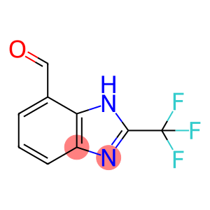 1H-BenziMidazole-7-carboxaldehyde, 2-(trifluoroMethyl)-