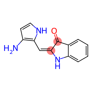 3H-Indol-3-one,  2-[(3-amino-1H-pyrrol-2-yl)methylene]-1,2-dihydro-