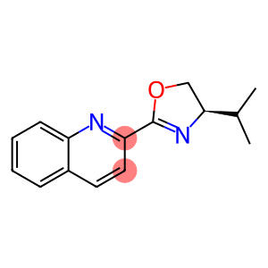 Quinoline, 2-[(4R)-4,5-dihydro-4-(1-methylethyl)-2-oxazolyl]-