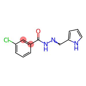 3-chloro-N'-(1H-pyrrol-2-ylmethylene)benzohydrazide