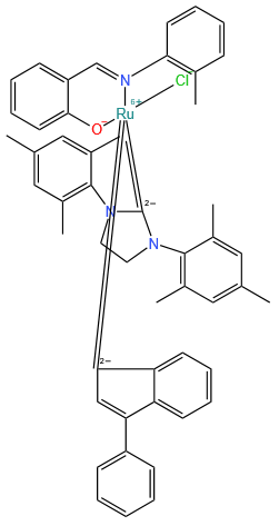 1,3-Bis(Mesityl)-2-Imidazolidinylidene]-[2-[[(2-Methylphenyl)Imino]Methyl]-Phenolyl]-[3-Phenyl-Indenyliden]-Rutheniumchloride