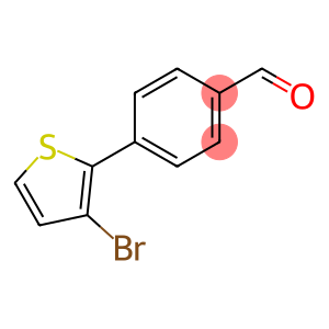 Benzaldehyde, 4-(3-bromo-2-thienyl)-