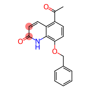 5-乙酰基-8-苄氧基喹啉-2-酮