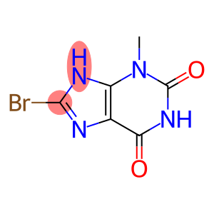 1H-Purine-2,6-dione,8-bromo-3,7-dihydro-3-methyl-