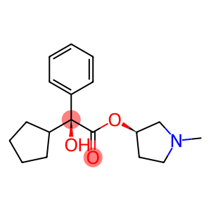 (R)-1-methylpyrrolidin-3-yl (S)-2-cyclopentyl-2-hydroxy-2-phenylacetate