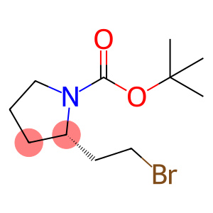 1-Pyrrolidinecarboxylic acid, 2-(2-bromoethyl)-, 1,1-dimethylethyl ester, (2S)-