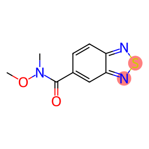 N-甲氧基-N-甲基-2,1,3-苯并噻二唑-5-酰胺