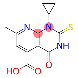 1-Cyclopropyl-2-mercapto-7-methyl-4-oxo-1,4-dihydropyrido[2,3-d]pyrimidine-5-carboxylic acid
