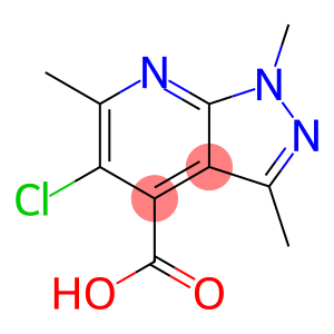 5-Chloro-1,3,6-trimethyl-1H-pyrazolo[3,4-b]pyridine-4-carboxylic acid