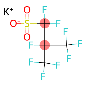 potassium 1,1,2,3,3,3-hexafluoro-2-(trifluoromethyl)propanesulphonate
