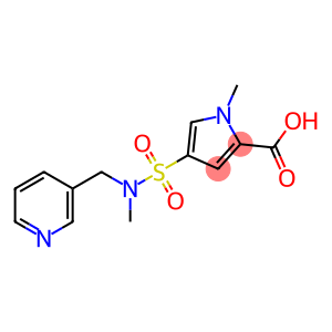 1H-Pyrrole-2-carboxylic acid, 1-methyl-4-[[methyl(3-pyridinylmethyl)amino]sulfonyl]-