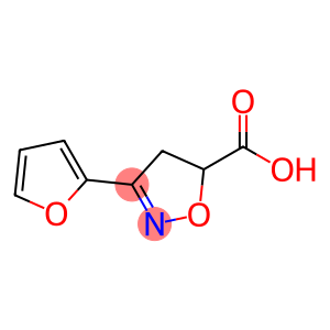 3-(furan-2-yl)-4,5-dihydro-1,2-oxazole-5-carboxylic acid