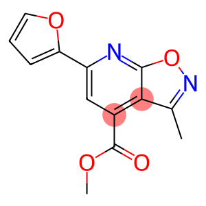 Isoxazolo[5,4-b]pyridine-4-carboxylic acid, 6-(2-furanyl)-3-methyl-, methyl ester