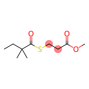 Methyl 3-((2,2-diMethylbutanoyl)thio)propanoate