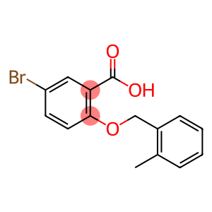 5-bromo-2-[(2-methylbenzyl)oxy]benzoic acid