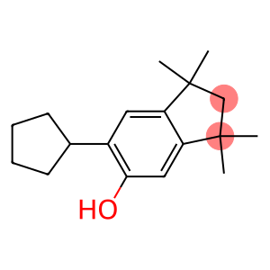 6-Cyclopentyl-2,3-dihydro-1,1,3,3-tetramethyl-1H-inden-5-ol