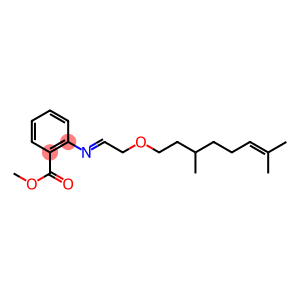 methyl 2-[[2-[(3,7-dimethyl-6-octenyl)oxy]ethylidene]amino]benzoate