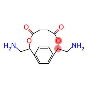 2,9-bis(aminomethyl)-3,8-dioxabicyclo[8.2.2]tetradeca-10,12,13-triene-4,7-dione
