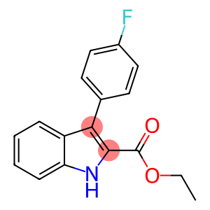 3-(4-氟苯基)-1H-吲哚-2-羧酸乙酯
