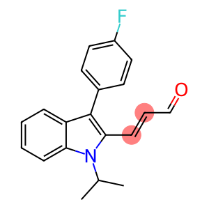(E)-3-[3-(4-Fluorophenyl)-1-isopropylindol-2-yl]propenal
