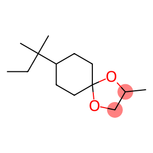 8-(1,1-dimethylpropyl)-2-methyl-1,4-dioxaspiro[4.5]decane