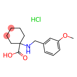 1-(3-METHOXY-BENZYLAMINO)-CYCLOHEXANECARBOXYLIC ACID HYDROCHLORIDE