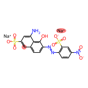 disodium 4-amino-5-hydroxy-6-[(4-nitro-2-sulphonatophenyl)azo]naphthalene-2-sulphonate