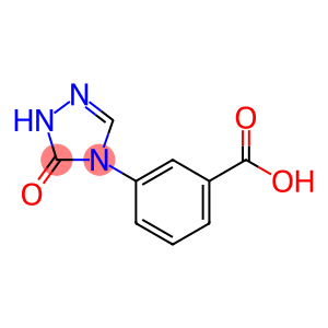 Benzoic acid, 3-(1,5-dihydro-5-oxo-4H-1,2,4-triazol-4-yl)-
